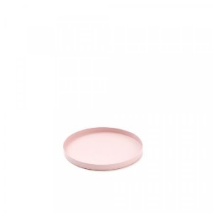 CH167625 plateau rond roze metaal
